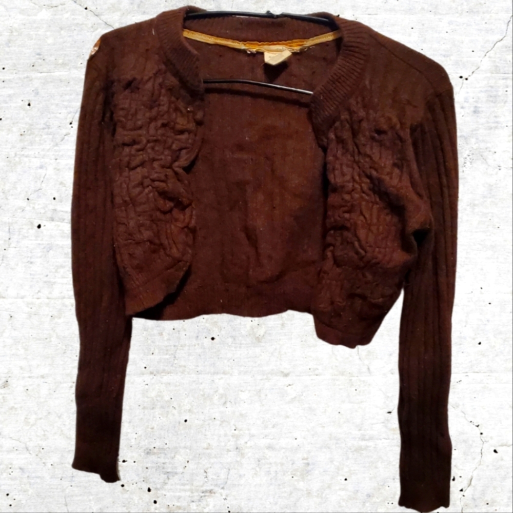 Refuge Bolero Crop Sweater